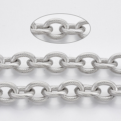 Tarnish Resistant 304 Stainless Steel Cable Chains&nbsp;STAS-R100-39-1