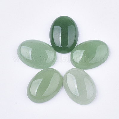 Natural Green Aventurine Cabochons&nbsp;G-S349-25A-04-1