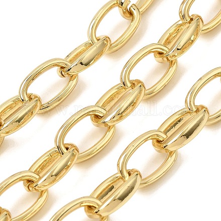 Brass Cable Chains KK-CBACA9B-06G-1