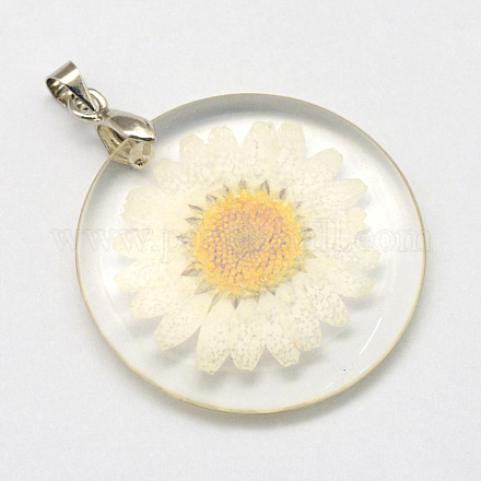 Alloy Resin Pendants&nbsp;RESI-S321-07-1