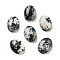 Natural Tree Agate Cabochons, Oval, 16x12x5mm