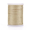 Polyester Metallic Thread, Wheat, 1mm, about 7 yards/roll