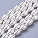 Polished Shell Pearl Beads Strands&nbsp;X-BSHE-L042-A02-1