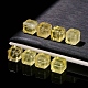 Natural Lemon Quartz(Heated) Cube Beads&nbsp;PW-WGA95C5-01-4
