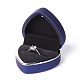 Heart Plastic Jewelry Ring Boxes&nbsp;OBOX-F005-04A-3