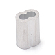 Aluminum Slide Charms/Slider Beads&nbsp;ALUM-WH0164-58-1.5mm-2