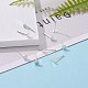 925 Sterling Silver Stud Earring Findings&nbsp;X-STER-T002-200S-6
