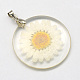 Alloy Resin Pendants&nbsp;RESI-S321-07-1