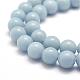 Natural Angelite Beads Strands&nbsp;G-F475-08-8mm-3