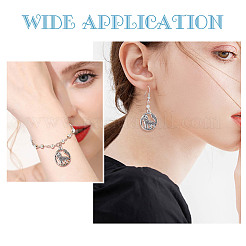 60Pcs Tibetan Style Alloy Howling Wolf Pendants&nbsp;TIBEP-SC0002-66