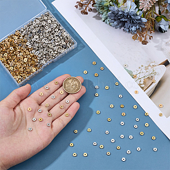 2000Pcs 2 Colors CCB Plastic Spacer Beads&nbsp;CCB-PH0001-31