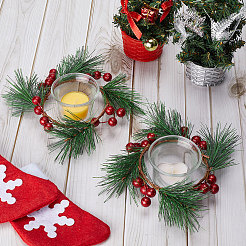 2Pcs Glass Candle Cups&nbsp;AJEW-GF0007-25