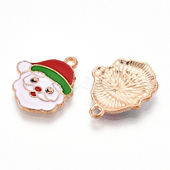 Christmas Theme Alloy Enamel Pendants&nbsp;ENAM-N056-403G