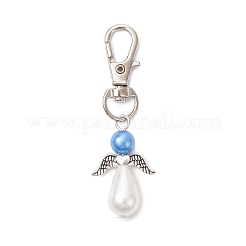 2Pcs Angel ABS Plastic Imitation Pearl Pendant Decorations&nbsp;HJEW-JM03818