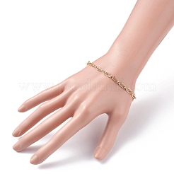 Brass Link Chains  Bracelet for Men Women&nbsp;BJEW-JB07253