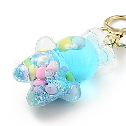 Cute Cartoon Rabbit Keychain&nbsp;KEYC-G052-03LG
