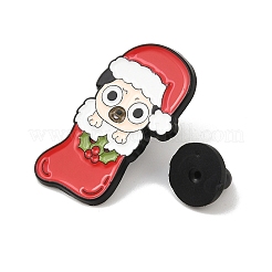 Christmas Shar Pei Dog Enamel Pins&nbsp;JEWB-B031-01B
