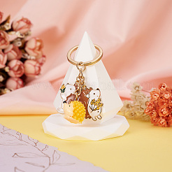 Alloy Enamel & Resin Keychain&nbsp;KEYC-TAC00016