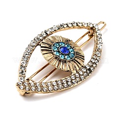 Alloy Rhinestone Hair Barrettes&nbsp;LS-PHAR-H070-01AG
