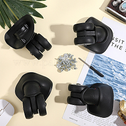 4Pcs ABS Plastic Replacement Luggage Wheel&nbsp;KY-WR0001-12A