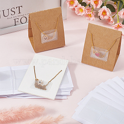 15Pcs Plastic Necklace Chain Adhesive Pouch for Necklace Display Cards&nbsp;AJEW-SC0003-43