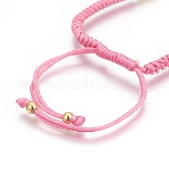 Nylon Cord Braided Bead Bracelets Making&nbsp;BJEW-F360-F