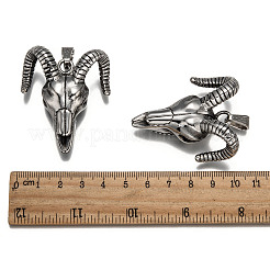 Cattle Skull 304 Stainless Steel Big Pendants&nbsp;X-STAS-M206-100AS