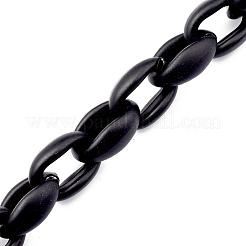 Handmade Spray Painted CCB Plastic Cable Chains&nbsp;AJEW-JB00738-01