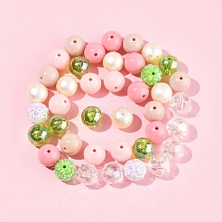 40Pcs 8 Styles Acrylic Beads&nbsp;OACR-FS0004-10