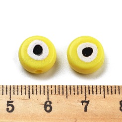 Opaque Printed Acrylic Beads&nbsp;OACR-G038-04G