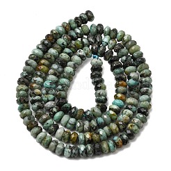 Natural African Turquoise(Jasper) Beads Strands&nbsp;G-G343-A05-2x4mm