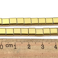 Electroplated Non-magnetic Synthetic Hematite Beads Strands&nbsp;G-C106-A02-16