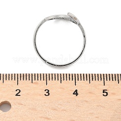 Non-Tarnish 304 Stainless Steel Adjustable Rings&nbsp;X-RJEW-K245-49P