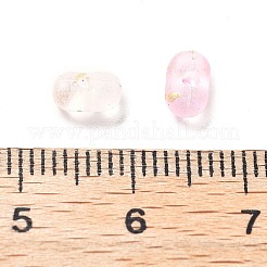 Gradient Color Transparent Frosted Acrylic Beads&nbsp;OACR-M023-06C