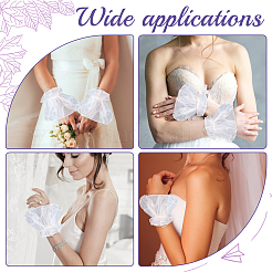 Gauze Lace Oversleeves for Women&nbsp;AJEW-WH20018-125A