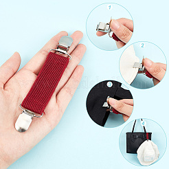 AHADEMAKER 5Pcs 5 Colors Polyester Strap Sheet Holders&nbsp;AJEW-GA0004-73
