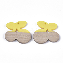 Resin & Wood Pendants&nbsp;RESI-S358-47A