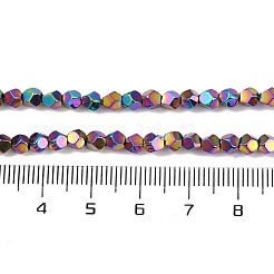 Electroplated Synthetic Non-magnetic Hematite Beads Strands&nbsp;G-A234-G03-01E