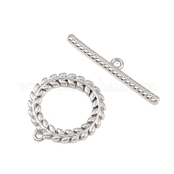 Brass Toggle Clasps&nbsp;KK-G548-34A-P