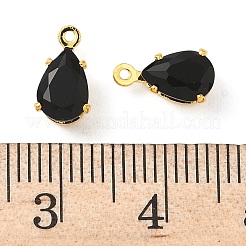 Brass Micro Pave Cubic Zirconia Charms&nbsp;X-KK-S336-02G-A