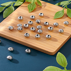 25Pcs Tibetan Style Alloy Spacer Beads&nbsp;FIND-LP0001-49