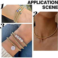 700Pcs Rack Plating Brass Beads&nbsp;KK-BBC0011-15A