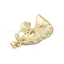 Brass Pendants&nbsp;KK-B177-08C-G