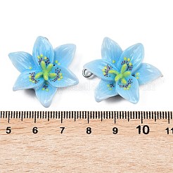 Opaque Resin Pendants&nbsp;CRES-D328-04C