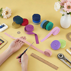 15Rolls 15 Colors Polycotton Ribbon&nbsp;OCOR-PH0036-35