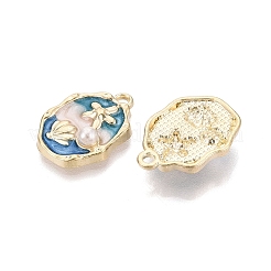 Alloy Enamel Pendants&nbsp;ENAM-N069-09KCG