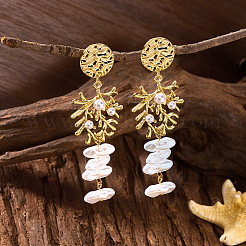 Zinc Alloy Dangle Stud Earrings for Women&nbsp;WGCA29C-01