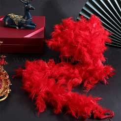 Turkey Feather Fluff Boa for Dancing&nbsp;DIY-WH0568-10C