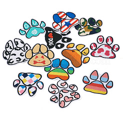 12Pcs 12 Colors Devil's Claw Embroider Thread Cloth on/Sew On Patches&nbsp;PATC-TA0001-39