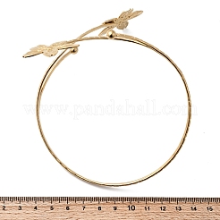 304 Stainless Steel Arm Cuff Bangles for Women&nbsp;BJEW-B152-01G-B